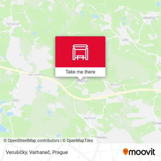Карта Verušičky, Varhaneč