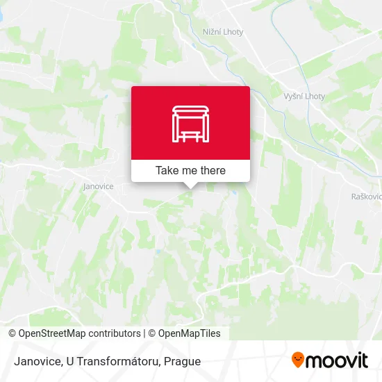 Карта Janovice, U Transformátoru