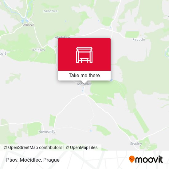 Карта Pšov, Močidlec