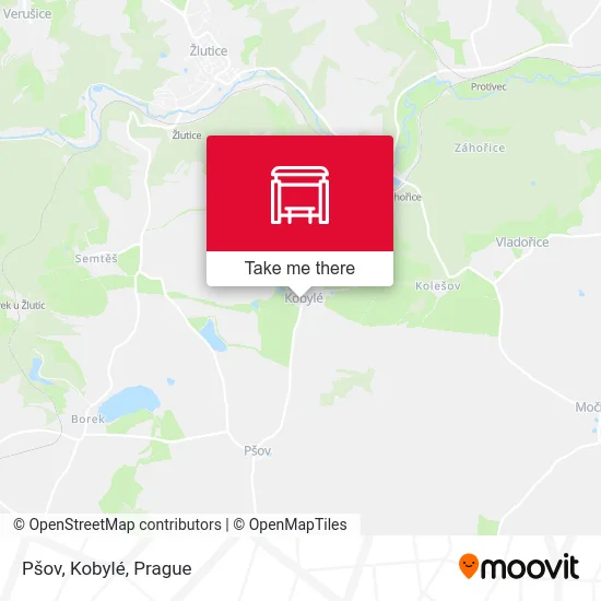 Карта Pšov, Kobylé