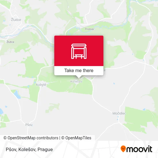 Карта Pšov, Kolešov