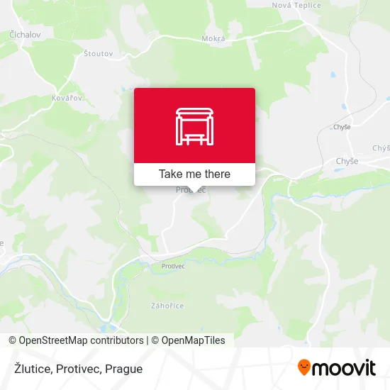 Карта Žlutice, Protivec