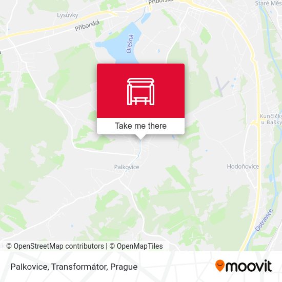 Карта Palkovice, Transformátor