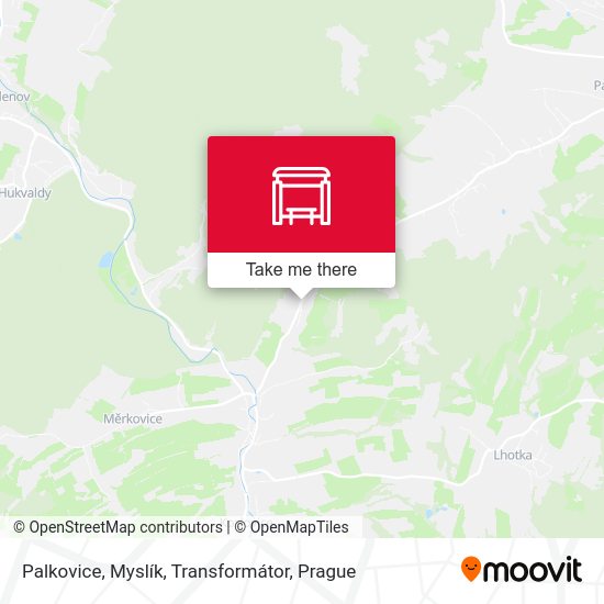 Карта Palkovice, Myslík, Transformátor