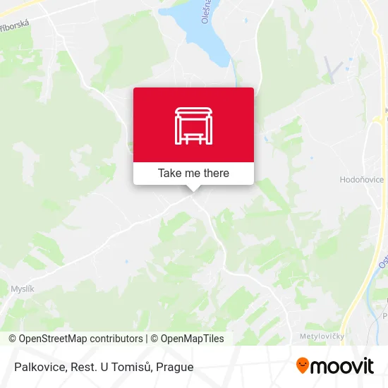 Карта Palkovice, Rest. U Tomisů