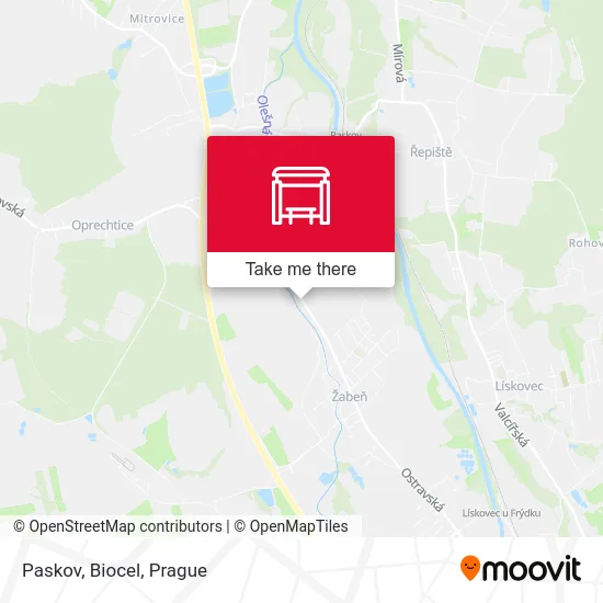 Карта Paskov, Biocel