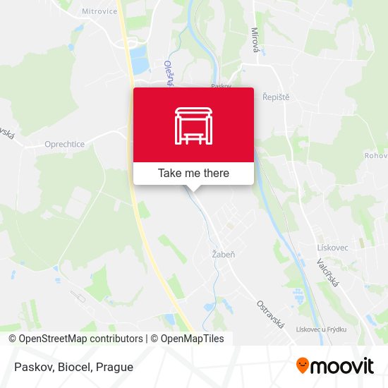 Карта Paskov, Biocel