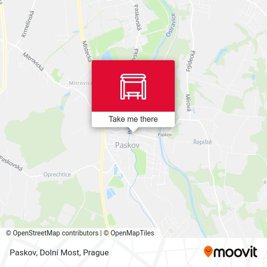 Карта Paskov, Dolní Most
