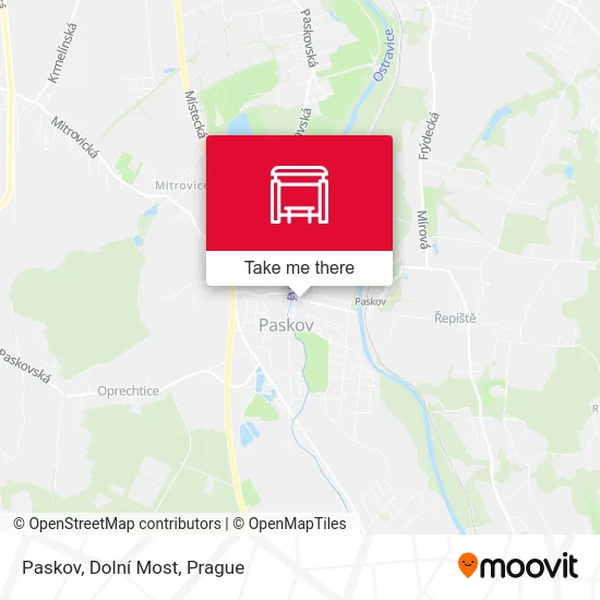 Карта Paskov, Dolní Most