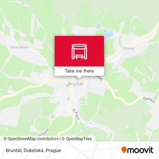 Карта Bruntál, Dukelská
