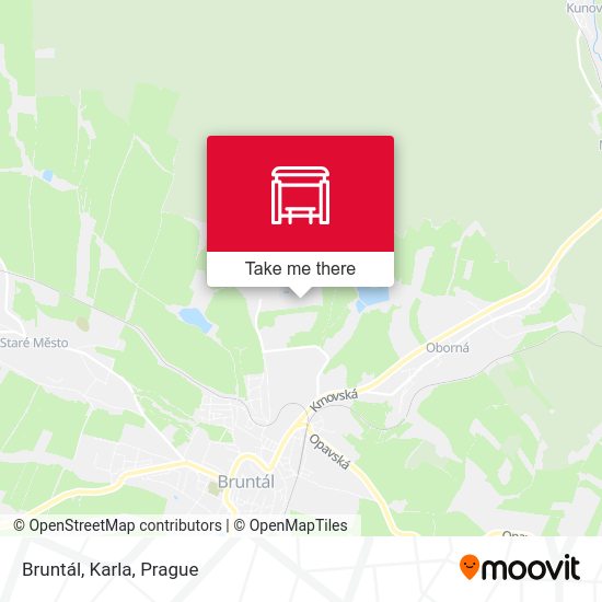 Карта Bruntál, Karla