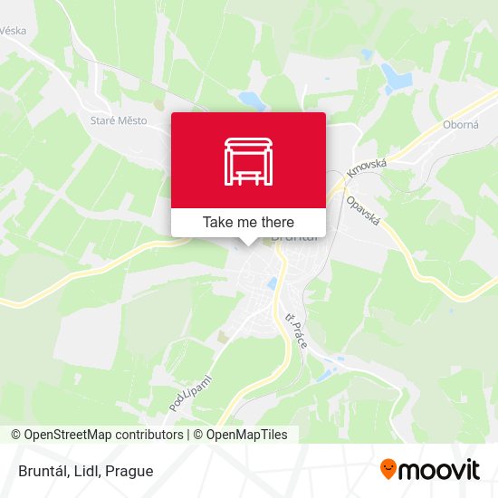 Карта Bruntál, Lidl