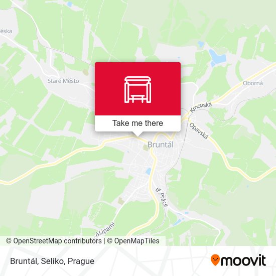Карта Bruntál, Seliko