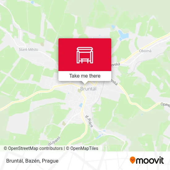 Карта Bruntál, Bazén