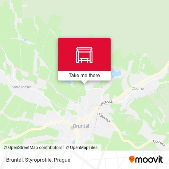 Карта Bruntál, Styroprofile