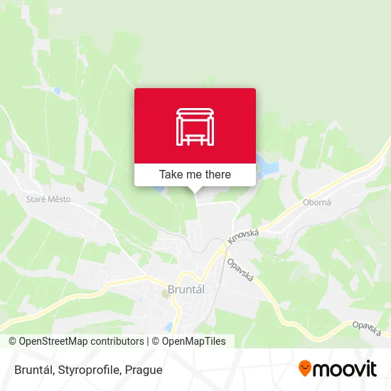 Карта Bruntál, Styroprofile