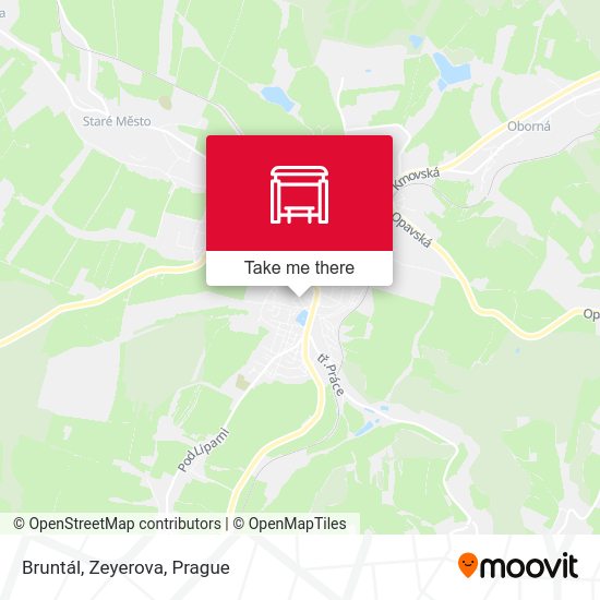 Карта Bruntál, Zeyerova