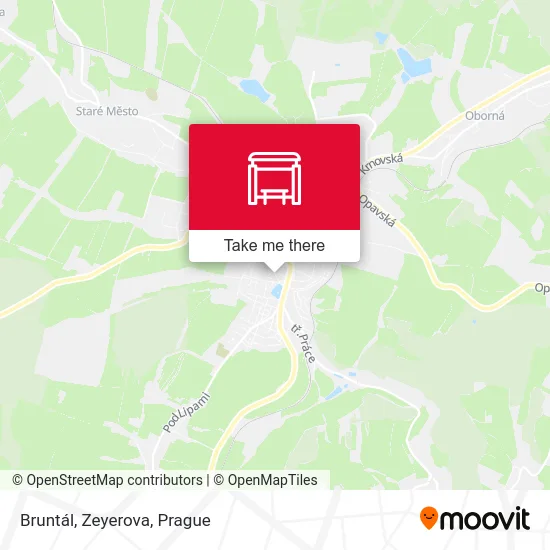 Карта Bruntál, Zeyerova