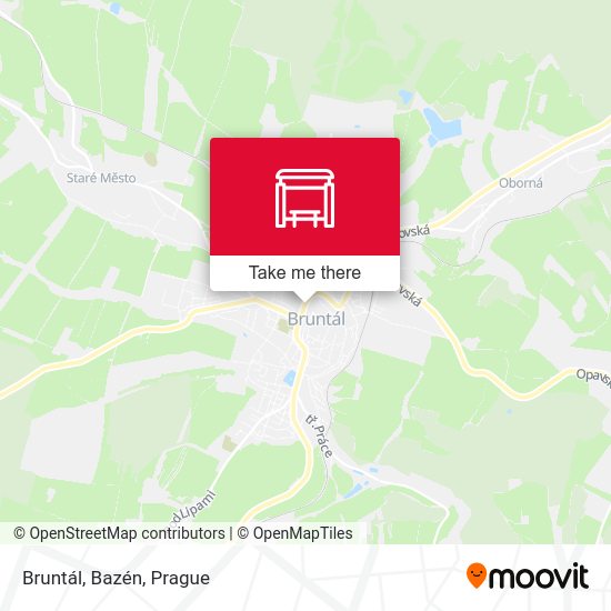 Карта Bruntál, Bazén