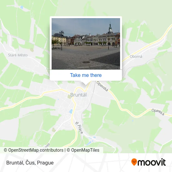 Карта Bruntál, Čus