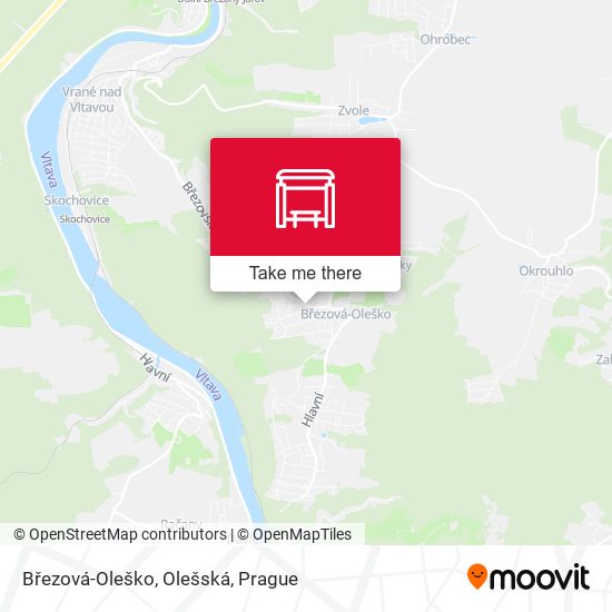 Březová-Oleško, Olešská map