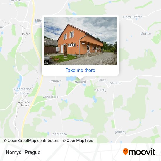 Карта Nemyšl