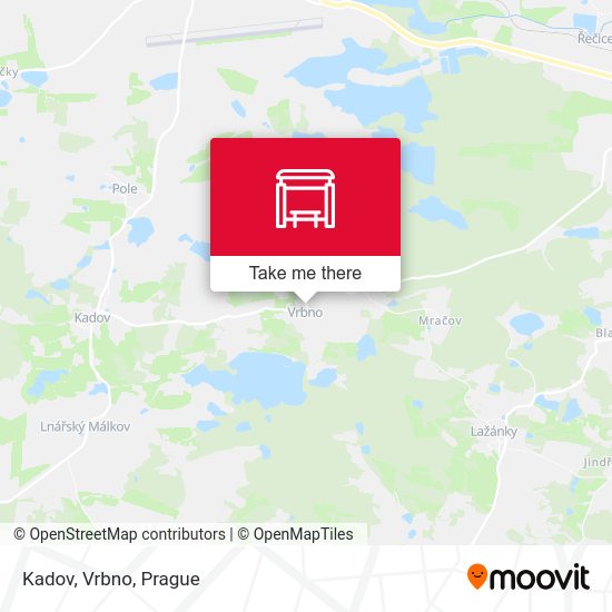 Карта Kadov, Vrbno