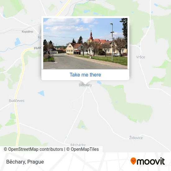 Карта Běchary