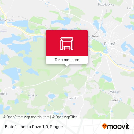 Карта Blatná, Lhotka Rozc.1.0