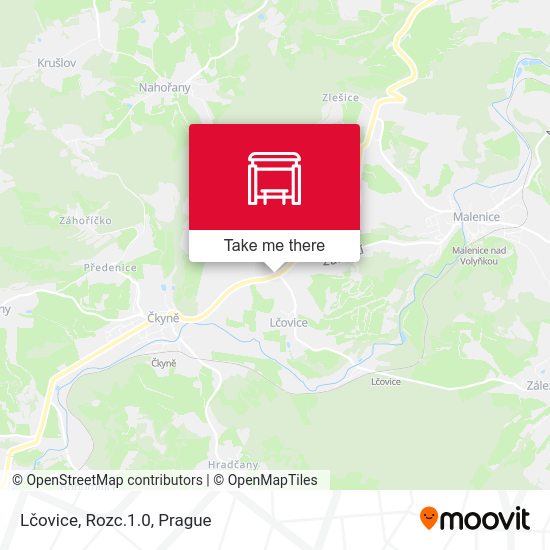 Карта Lčovice, Rozc.1.0