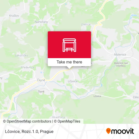 Карта Lčovice, Rozc.1.0