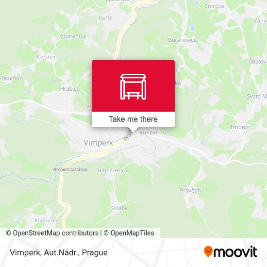 Карта Vimperk, Aut.Nádr.