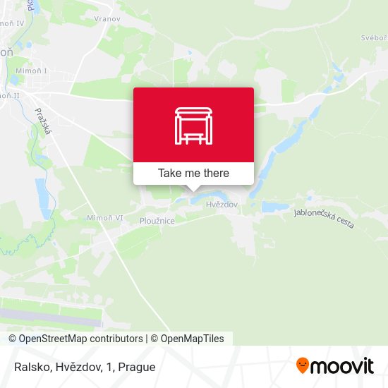 Карта Ralsko, Hvězdov, 1