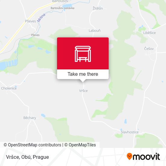 Карта Vršce, Obú