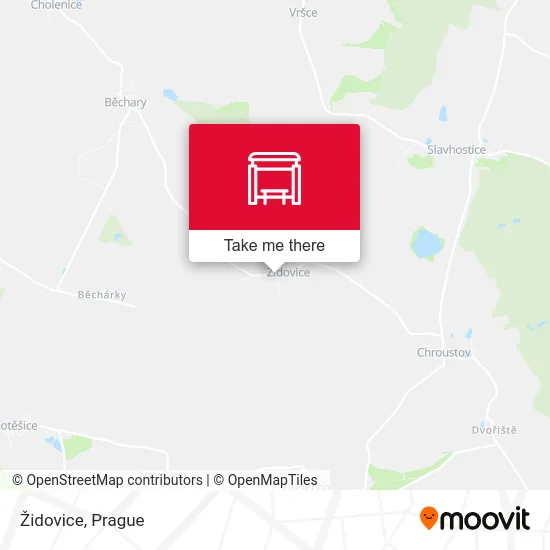 Карта Židovice