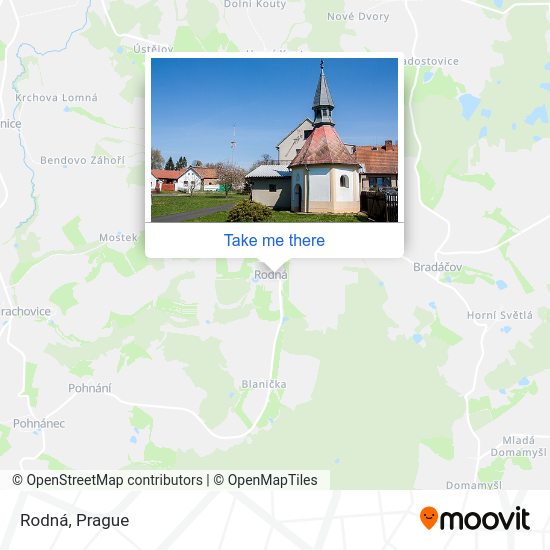 Карта Rodná