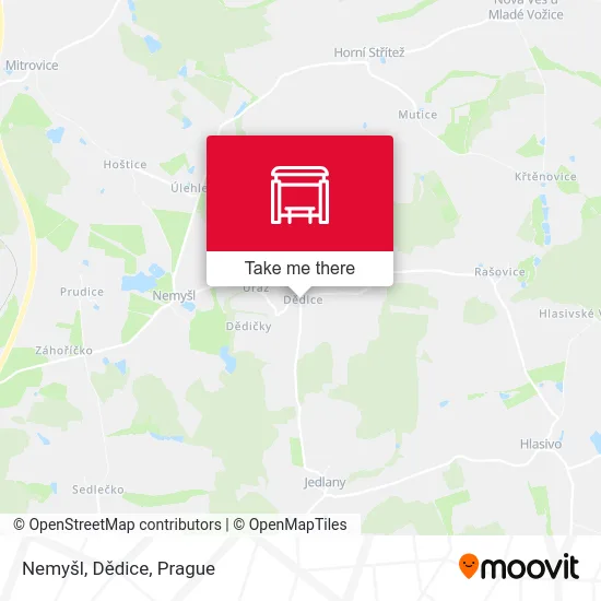 Карта Nemyšl, Dědice