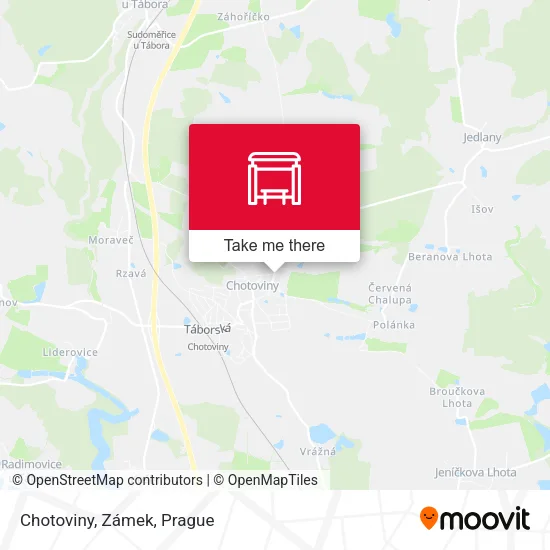 Карта Chotoviny, Zámek