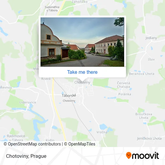 Карта Chotoviny