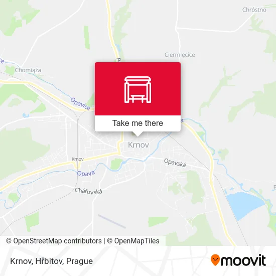 Карта Krnov, Hřbitov