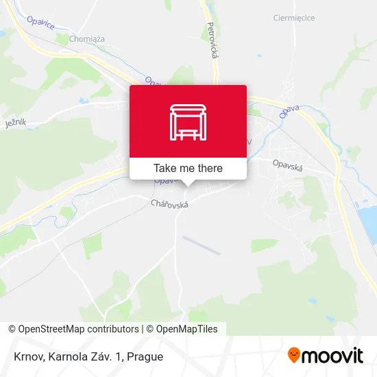 Карта Krnov, Karnola Záv. 1