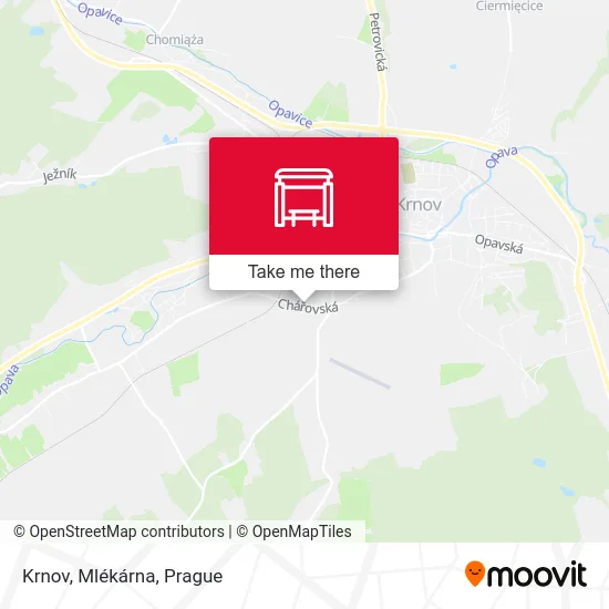 Карта Krnov, Mlékárna