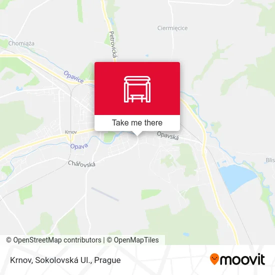 Карта Krnov, Sokolovská Ul.