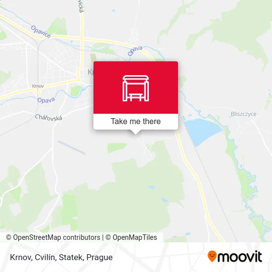 Карта Krnov, Cvilín, Statek