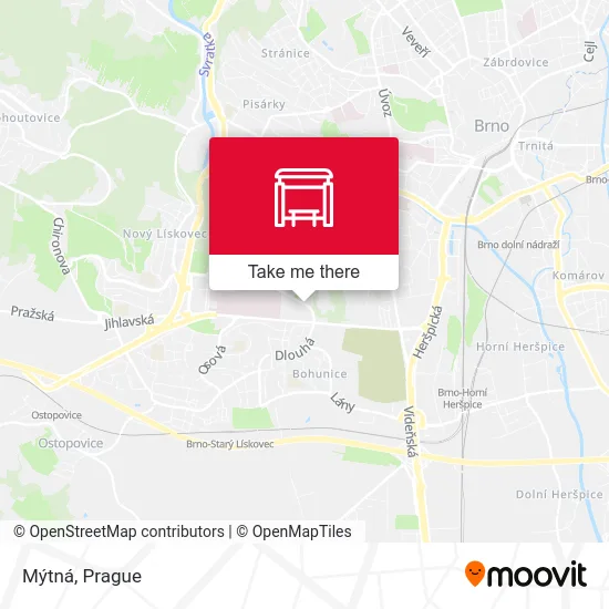 Карта Mýtná
