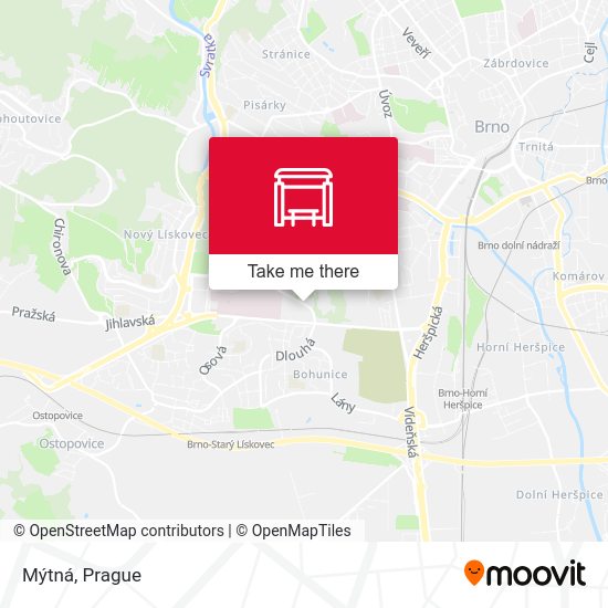 Карта Mýtná