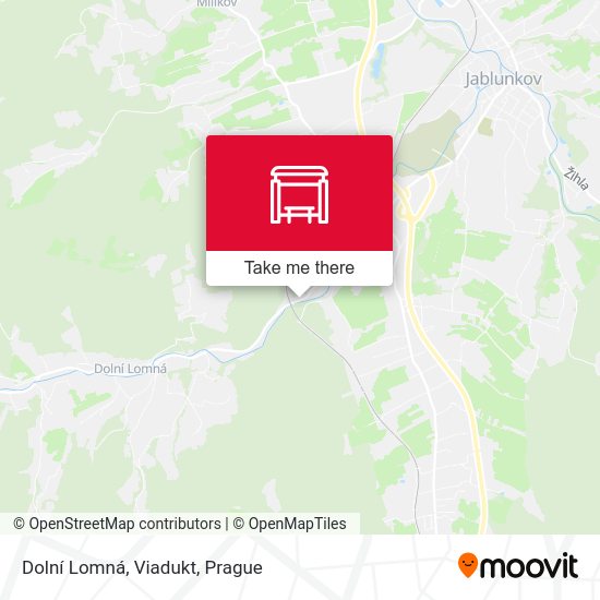 Карта Dolní Lomná, Viadukt
