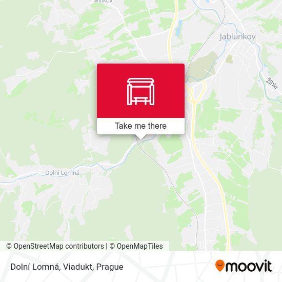 Карта Dolní Lomná, Viadukt