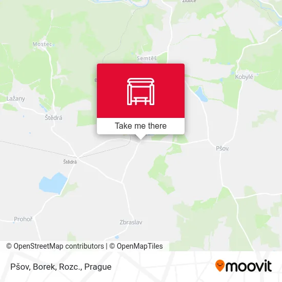 Pšov, Borek, Rozc. map