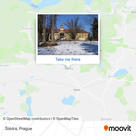 Карта Štědrá